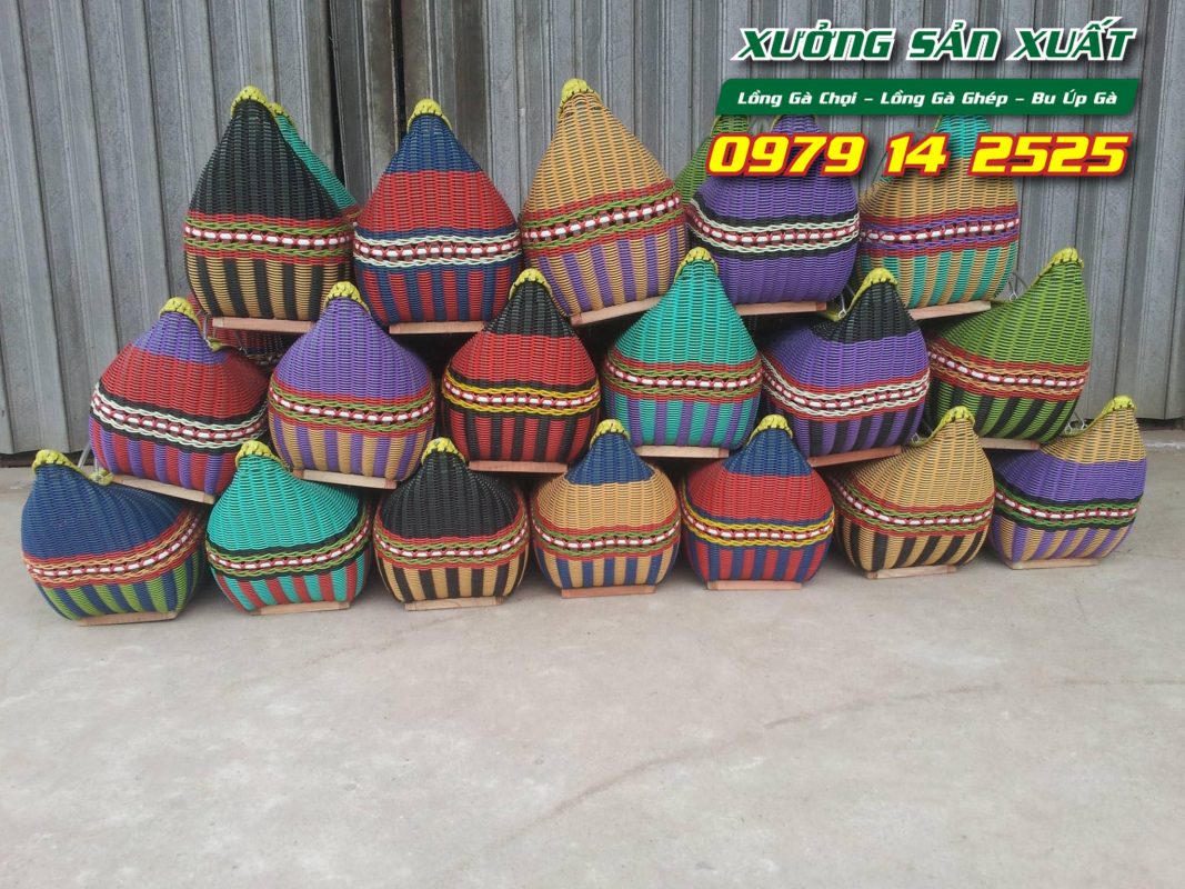 Lồng nuôi gà chọi, bu úp gà chọi khổ 80x80x80cm