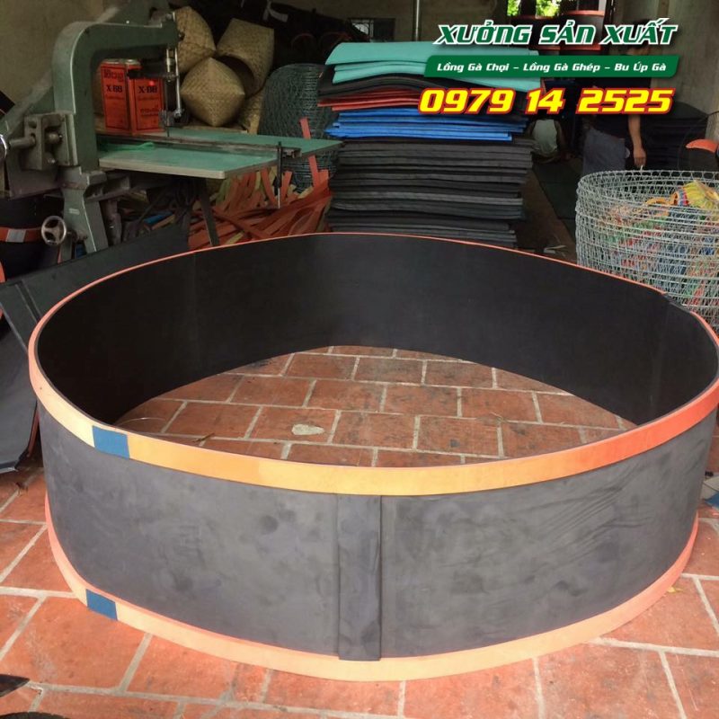 Lồng nuôi gà chọi, bu úp gà chọi khổ 80x80x80cm